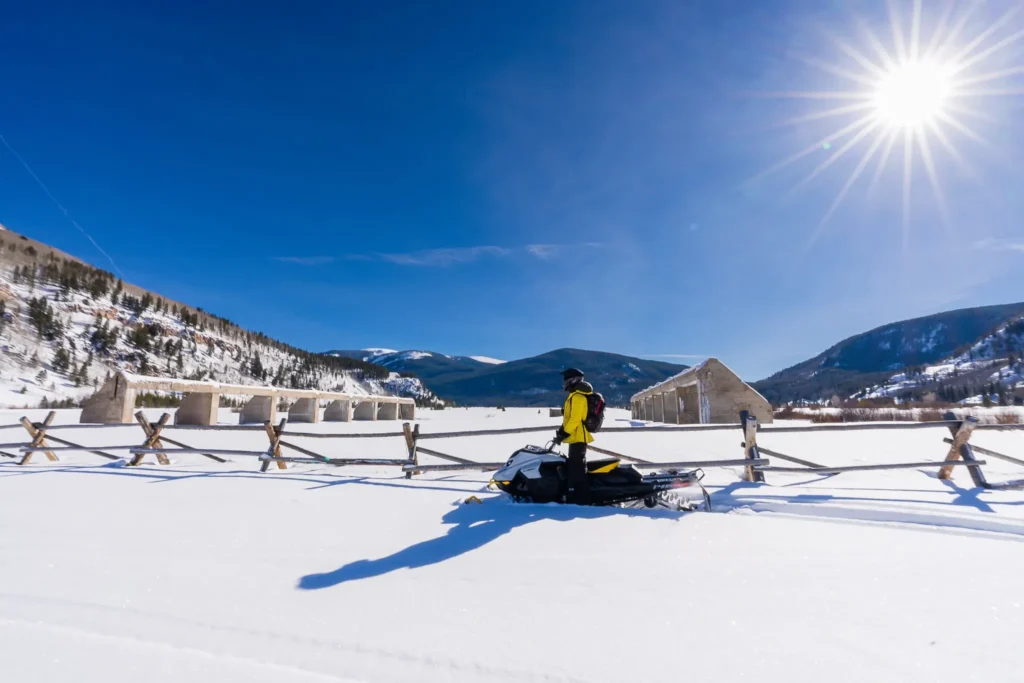 snowmobile beaver creek top of the rockies high elevation tour